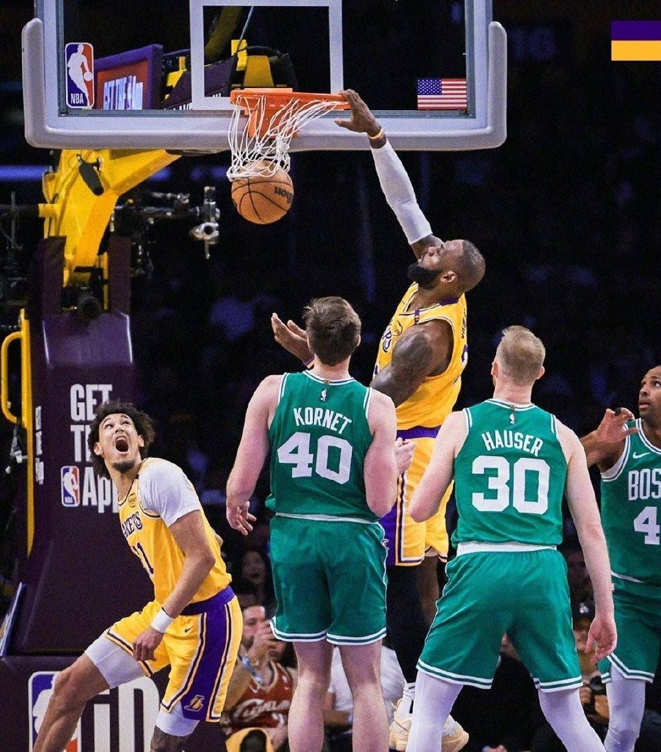 塔图姆，掀起高潮，湖人！